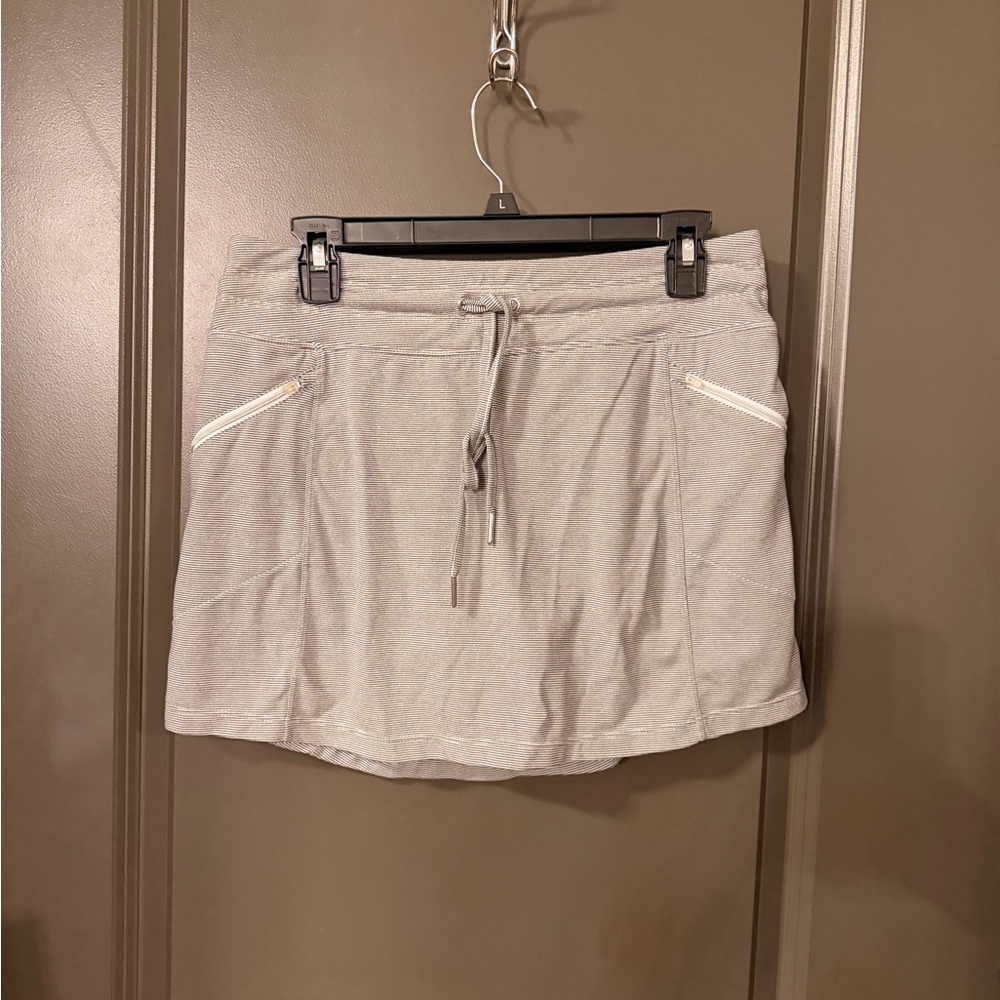 Kyodan Gray Striped Active Skort